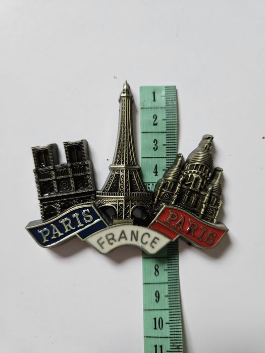 Magnes na lodówkę metalowy Paryż wieża Eiflla Francja