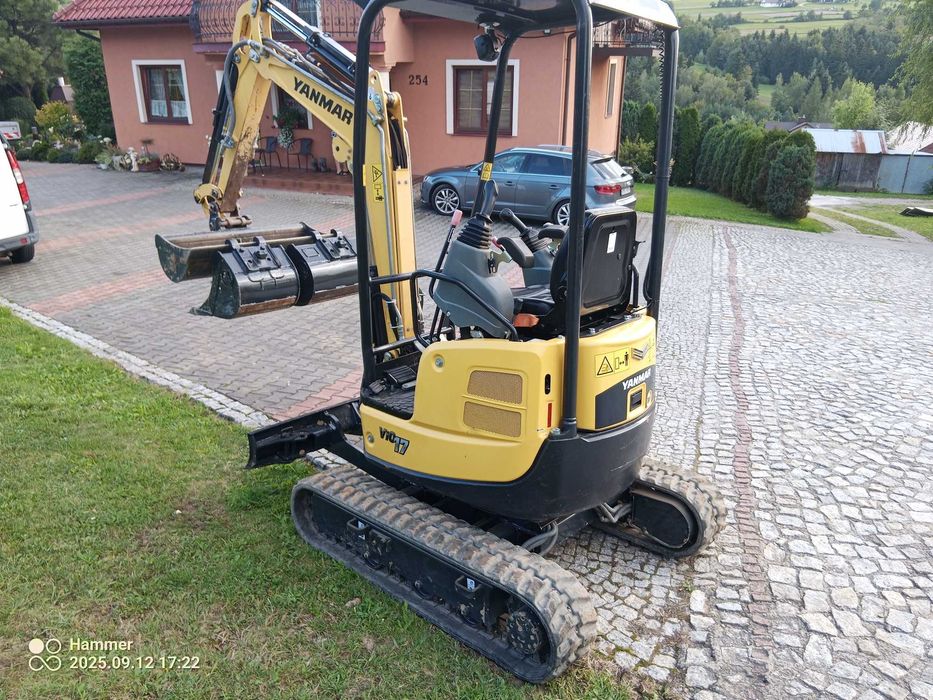 Minikoparka Yanmar VIO17, rok 2022