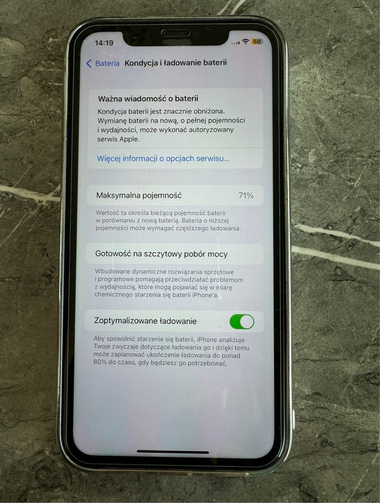 Iphone 11 czarny 71% 64GB