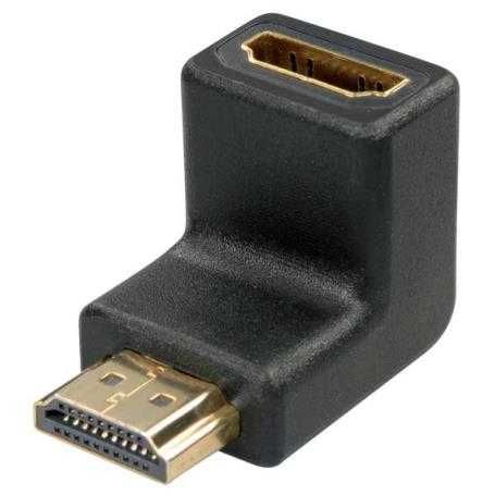 Adaptador VIVANCO HDMI M - HDMI F (HDMI em L) HDMI 90°