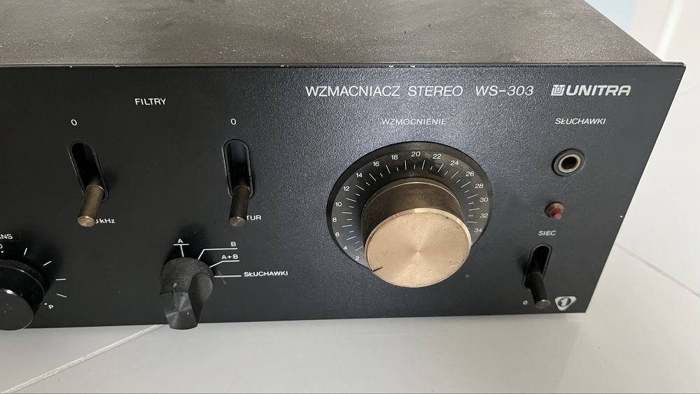 Wzmacniacz Unitra WS-303 sprawny, oryginał PRL
