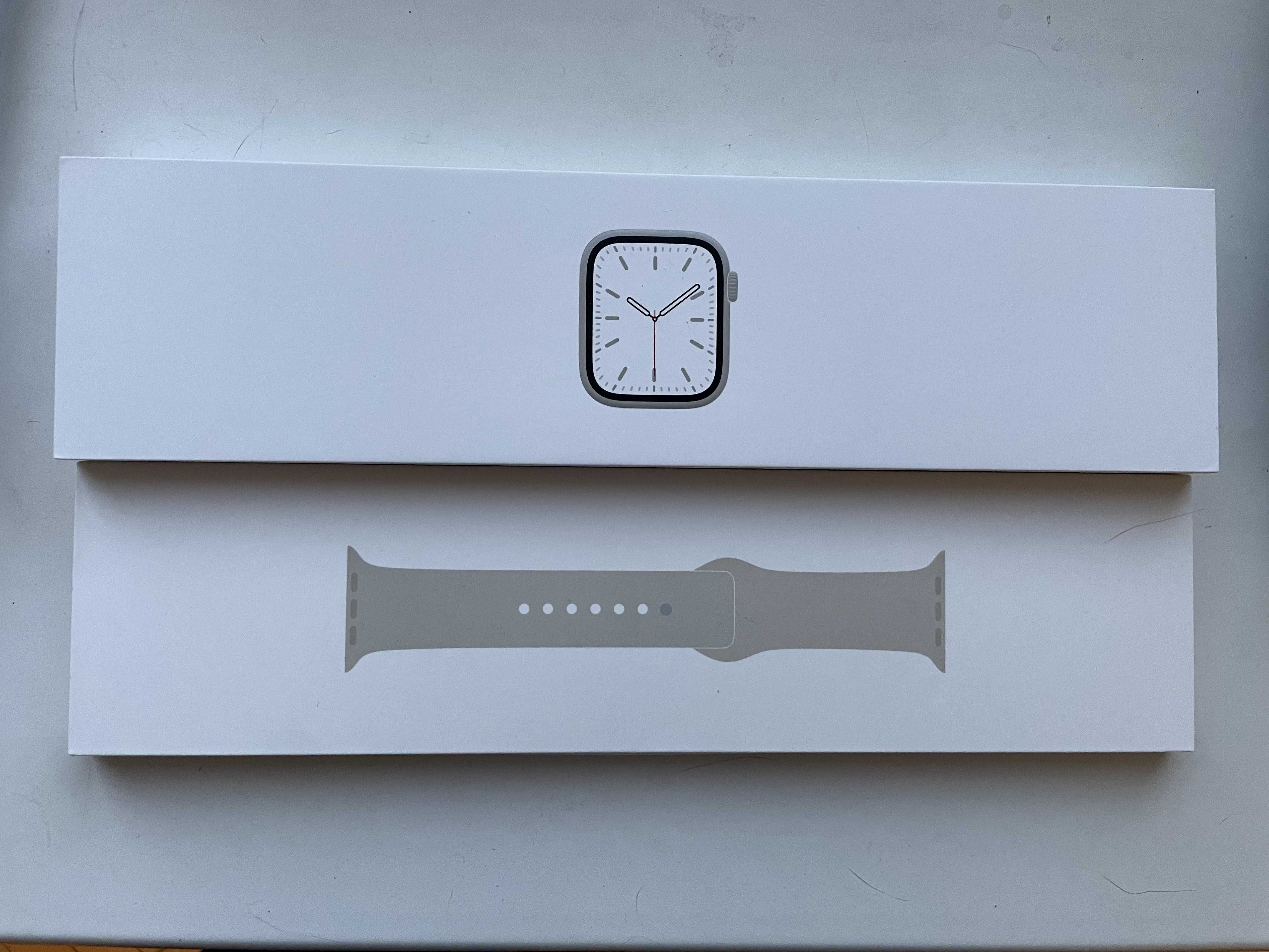 Apple Watch Series 7, Starlight Aluminium case, 41 мм, дешево