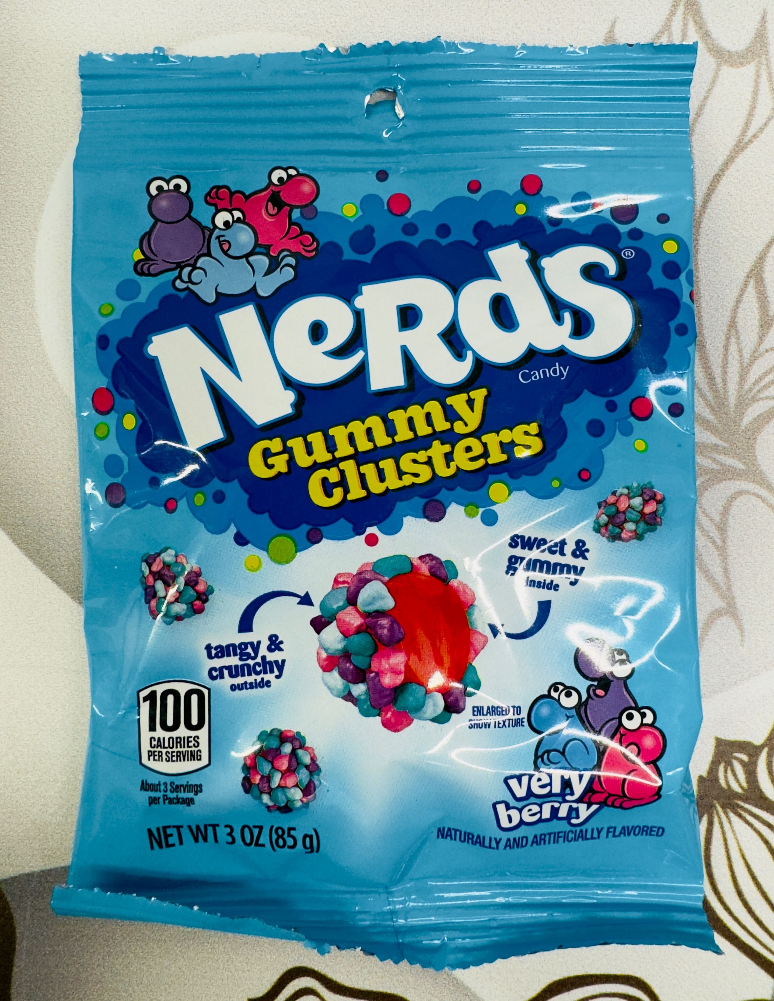 США Ягідні цукерки NERDS Gummy Clusters