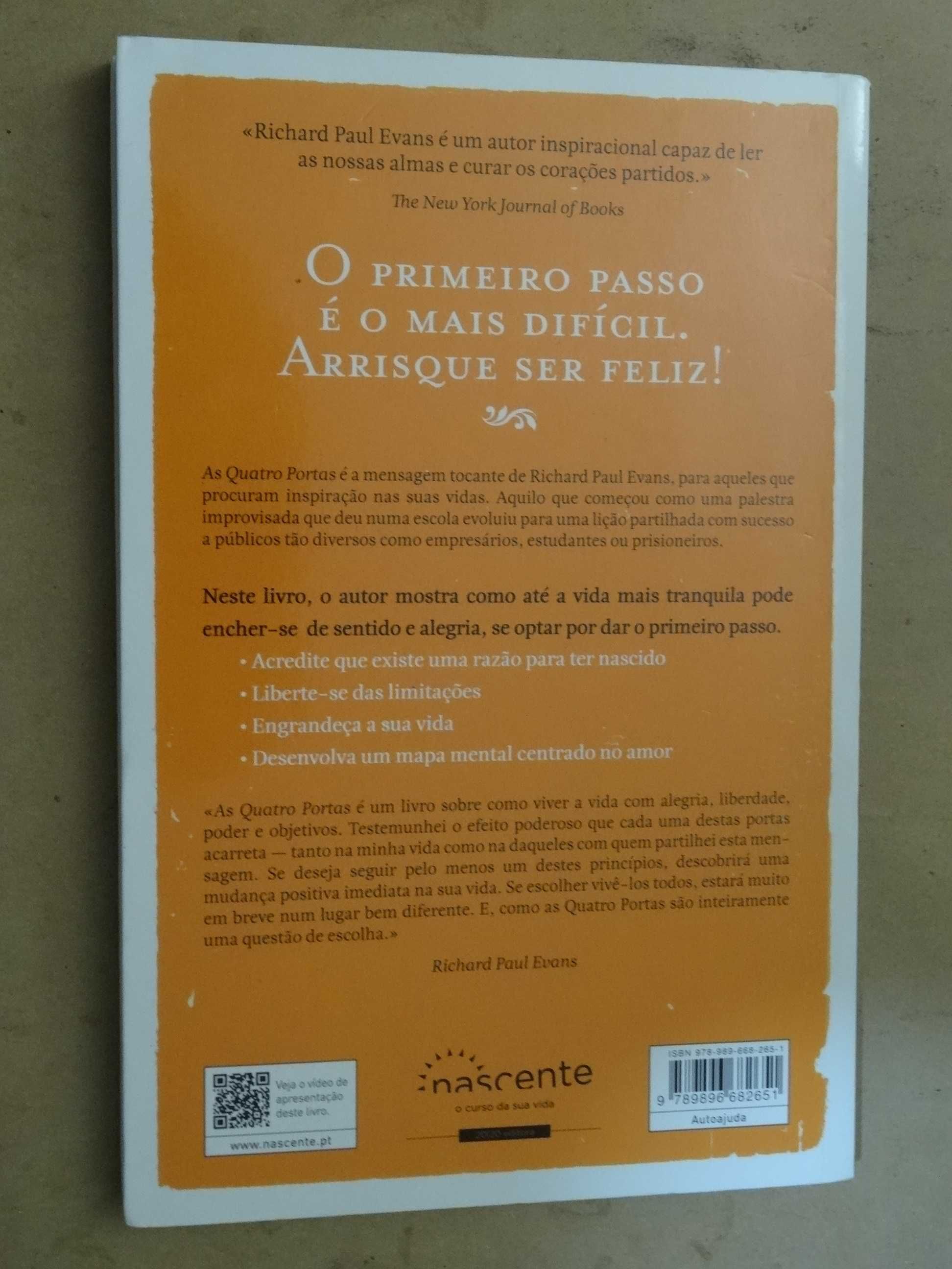 As Quatro Portas de Richard Paul Evans - 1ª Edição