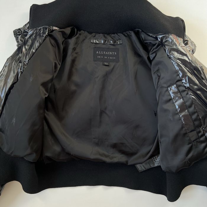Allsaints  navie puffer пуховик