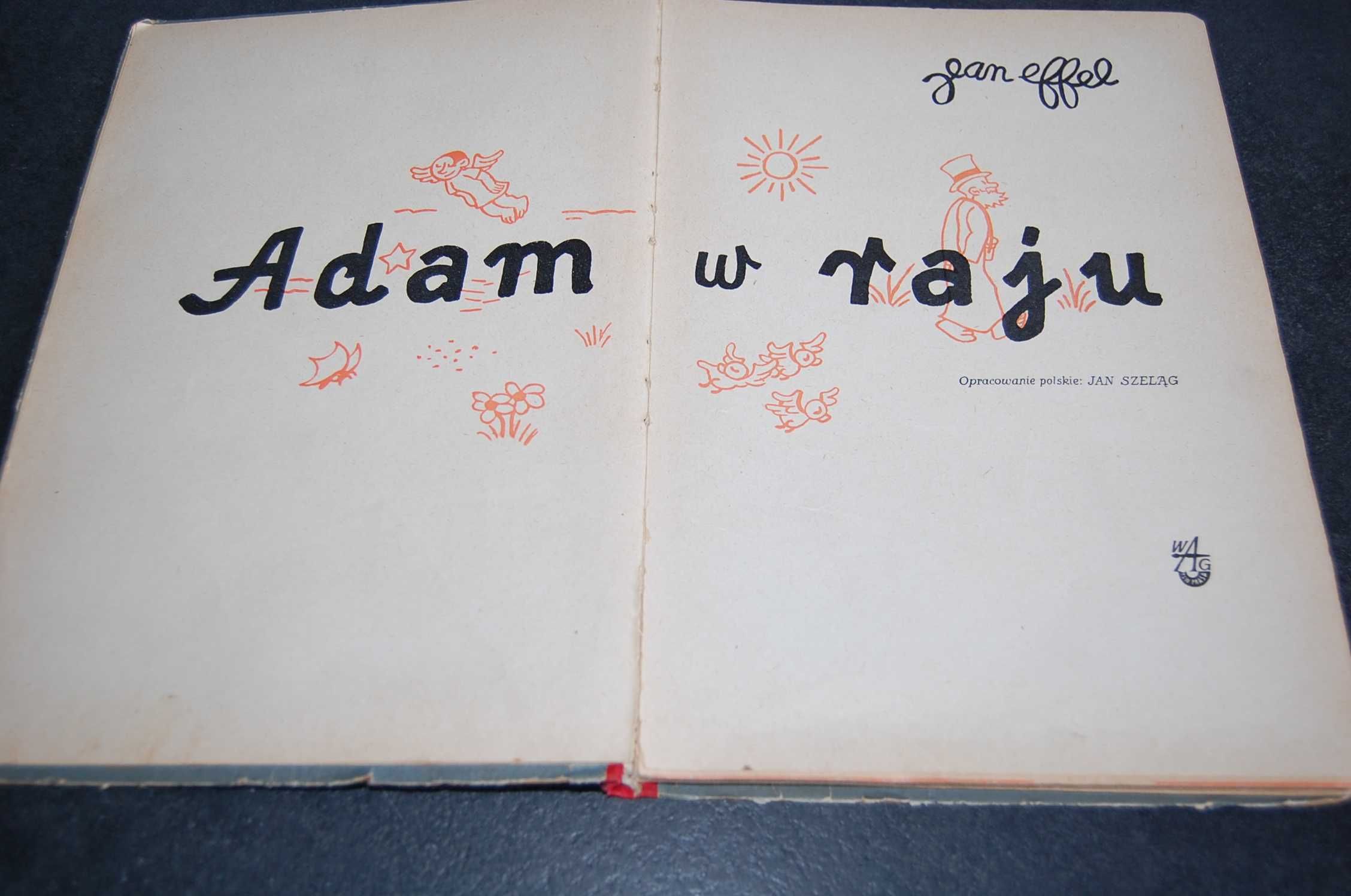 Adam w raju - Jean Effel - 3 książki - zestaw