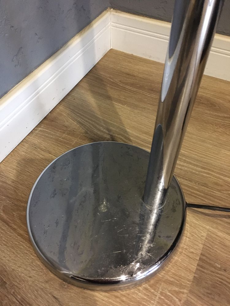 Leclaire & Schafer lampa stojąca Space Age Eye Ball vintage lata 70