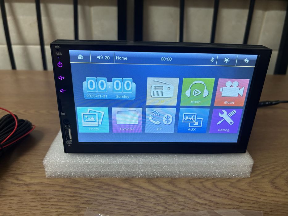 Auto rádio 1 Din para 2 Din *NOVO* c/ oferta câmara traseira