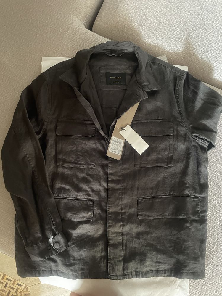 Massimo dutti піджак  лен Літо розмір XL та XXL