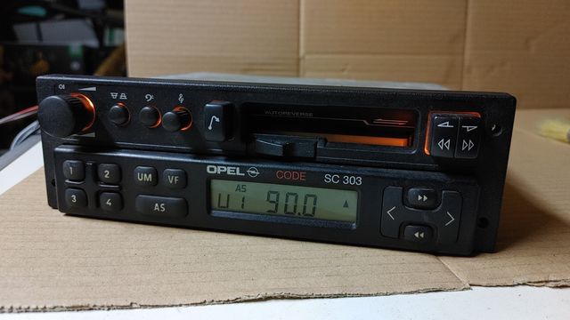 Grundig opel SC 303 radio vintage retro car sprawne