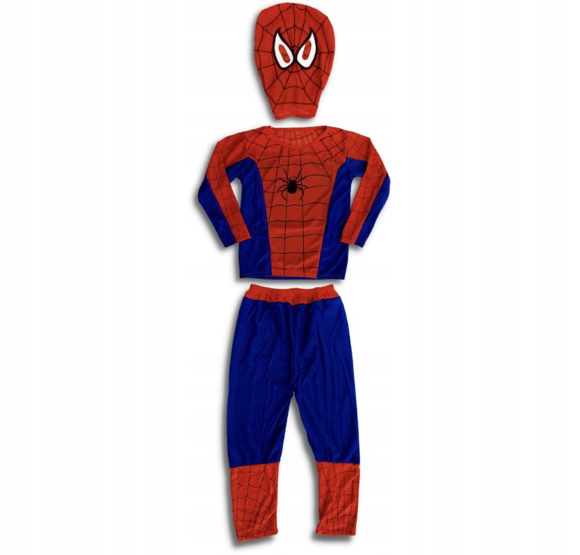 Strój kostium przebranie spiderman 3-9 lat