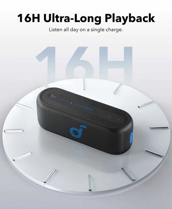 Колонка Anker Soundcore Select 2S Black 20W BassUp IPX7 16 годин