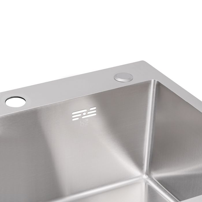 Мийка для кухні інтегрована Handmade H5045 3.0/1.0 мм Brushed Steel