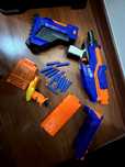 NERF Delta-Trooper + mały Nerf + magazynek