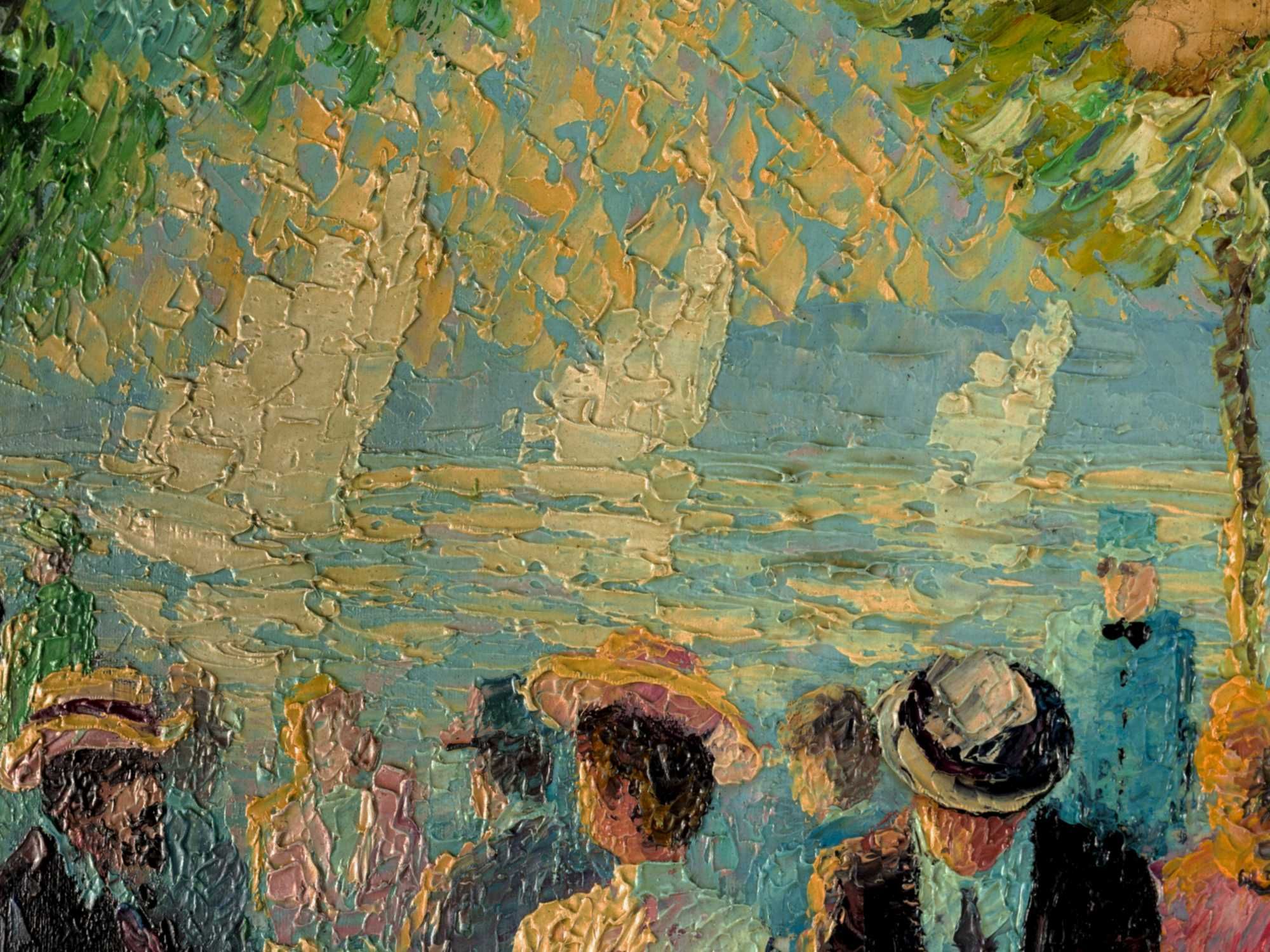 Pintura café Paris cabaré Paul Arnaux | Impressionismo