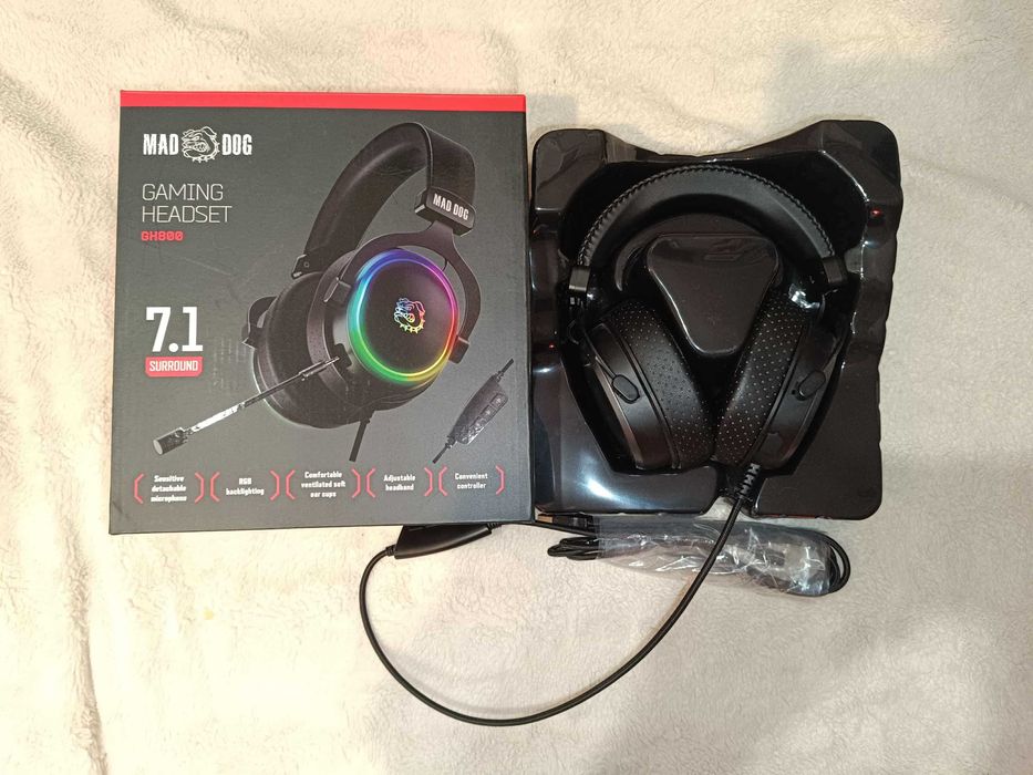 Słuchawki MAD DOG GH800 (komplet z pudełkiem)