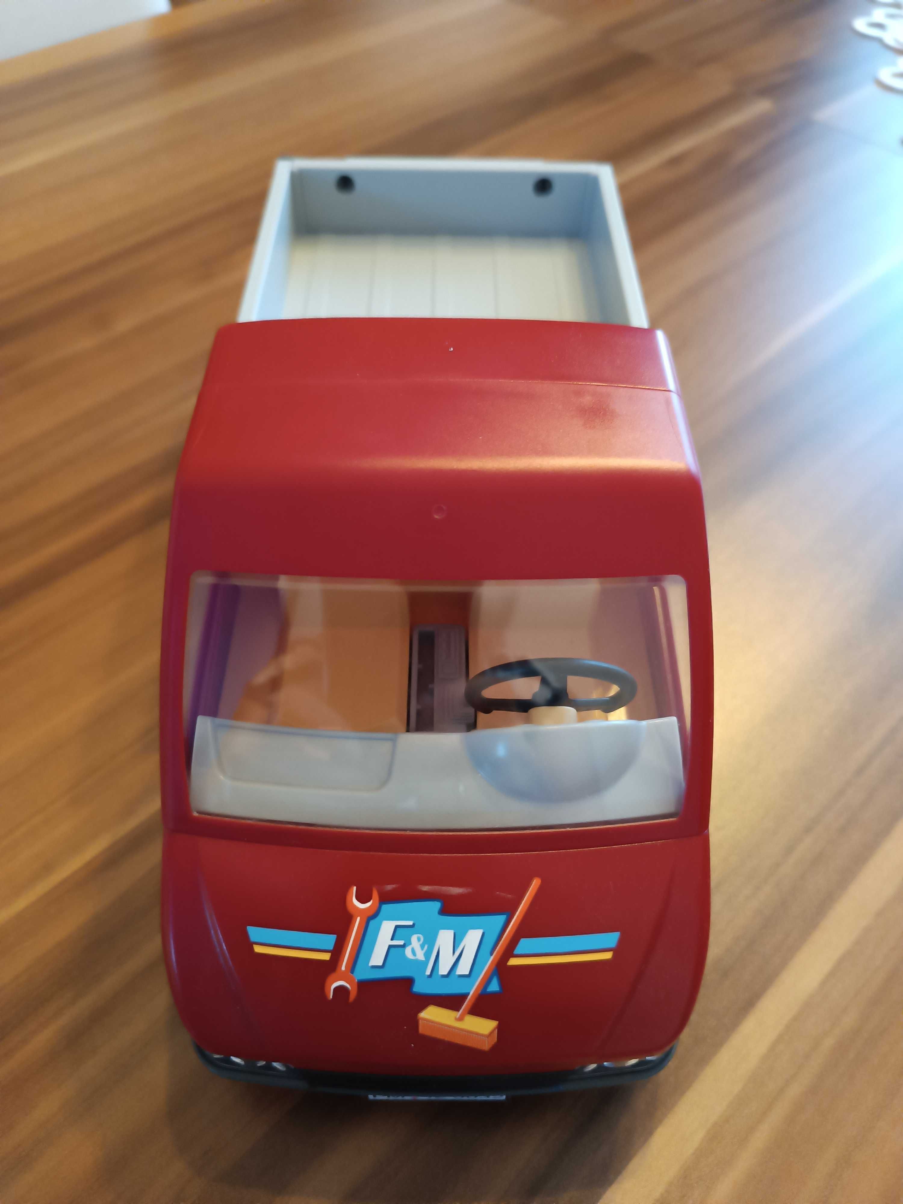 Auto Playmobil z otwieraną przyczepą