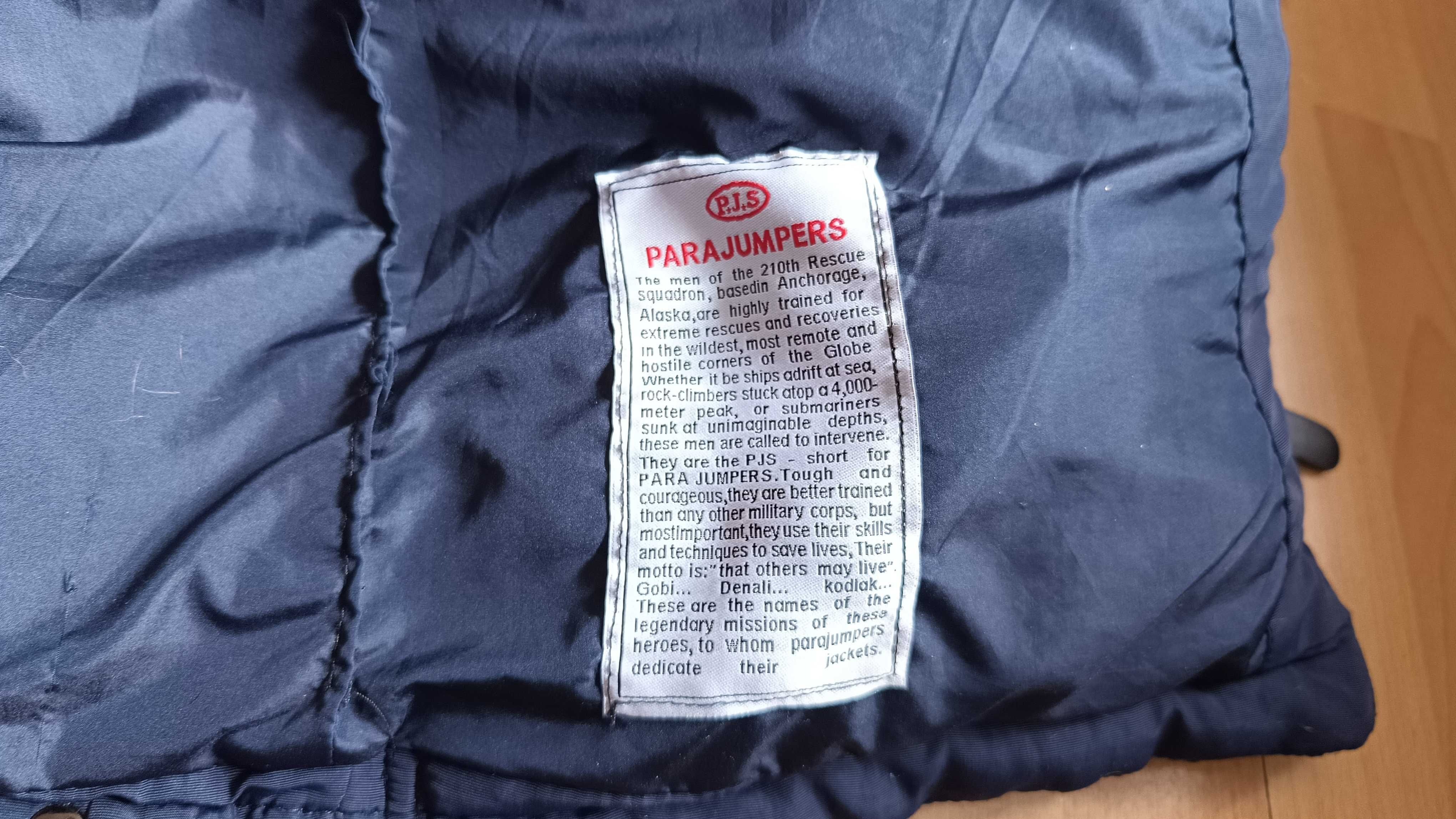 Męska kurtka zimowa 3/4 PARAJUMPERS r.M stan bardzo dobrt