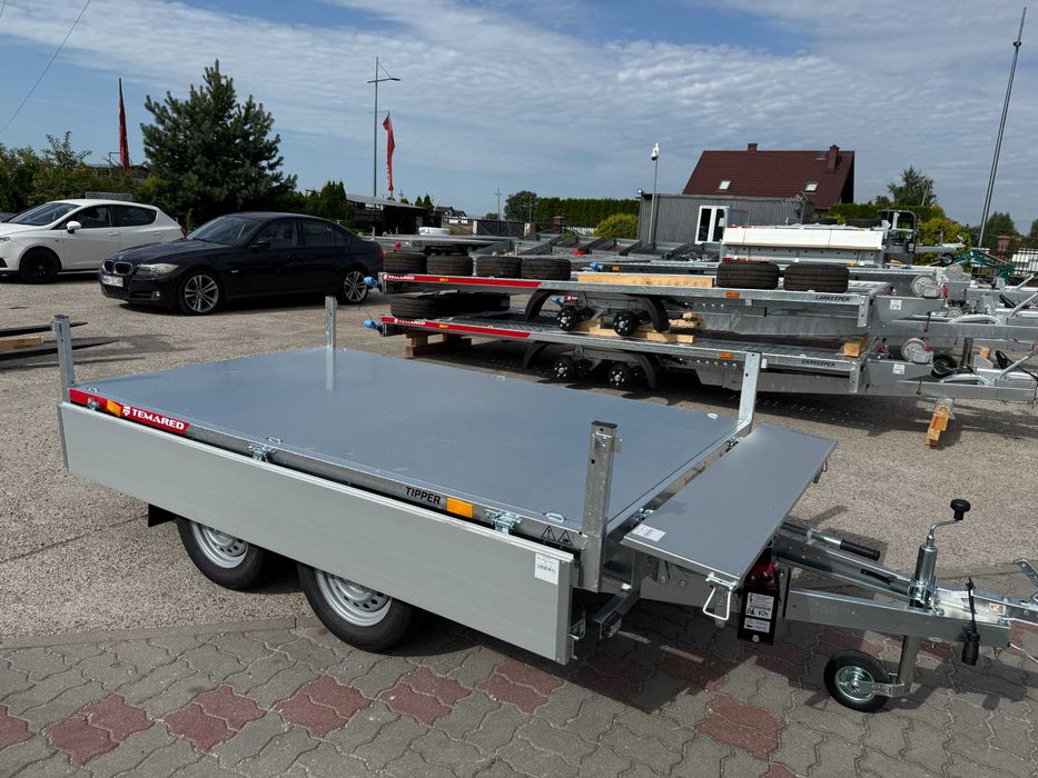 Przyczepa wywrotka TEMARED TIPPER 2515/2S 2.5x1.5m DMC:750kg BURTY ALU