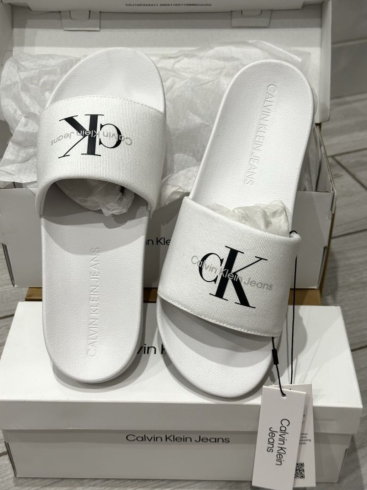 Оригінальні Тапочки Calvin Klein Slide Monogram шльопанці сандалі