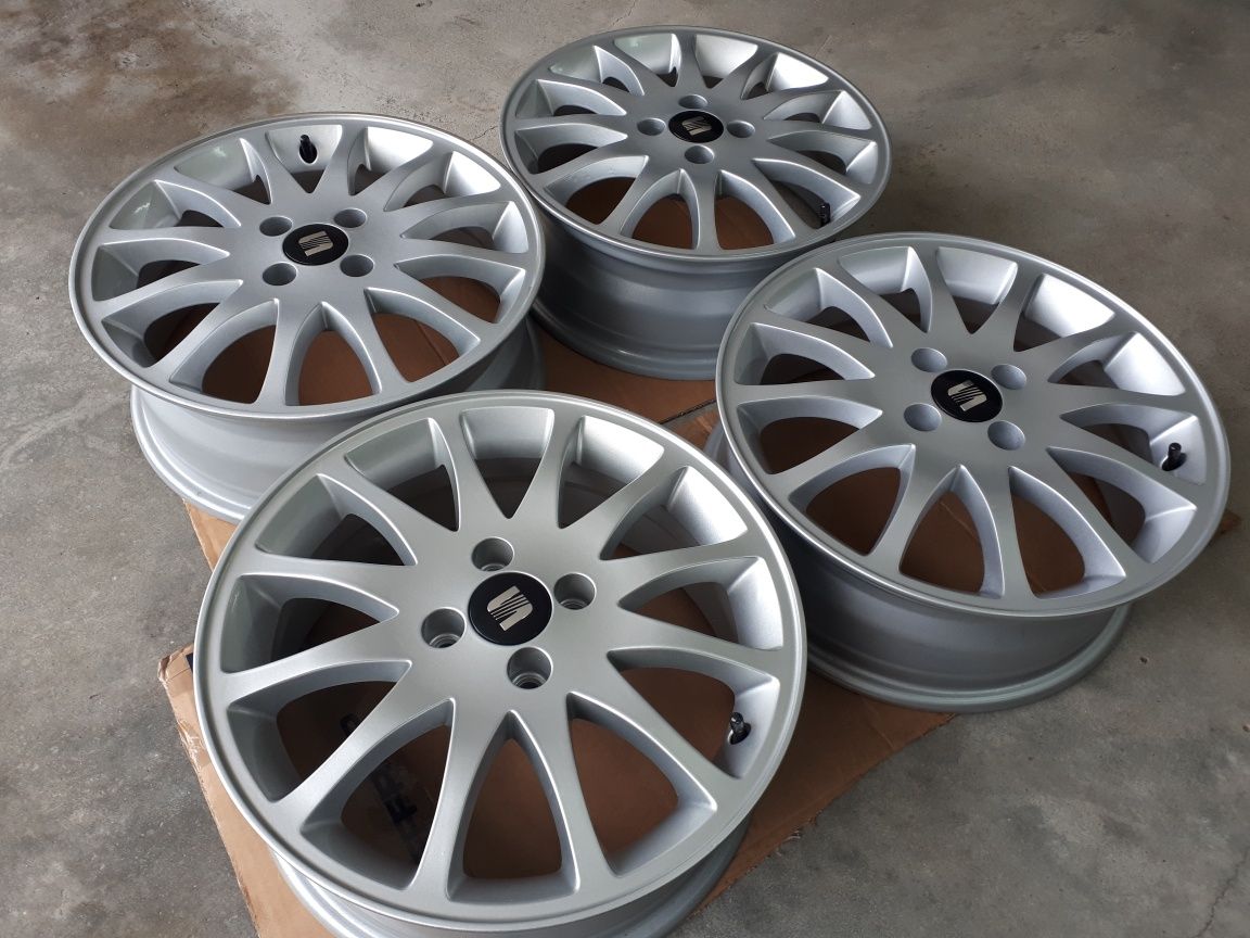 Jantes originais 16" 4/100 Seat Ibiza 6K Gt Tdi Sport ou Cupra