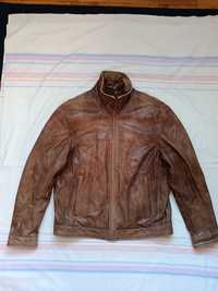 Продам кожаную куртку мужскую размер XL