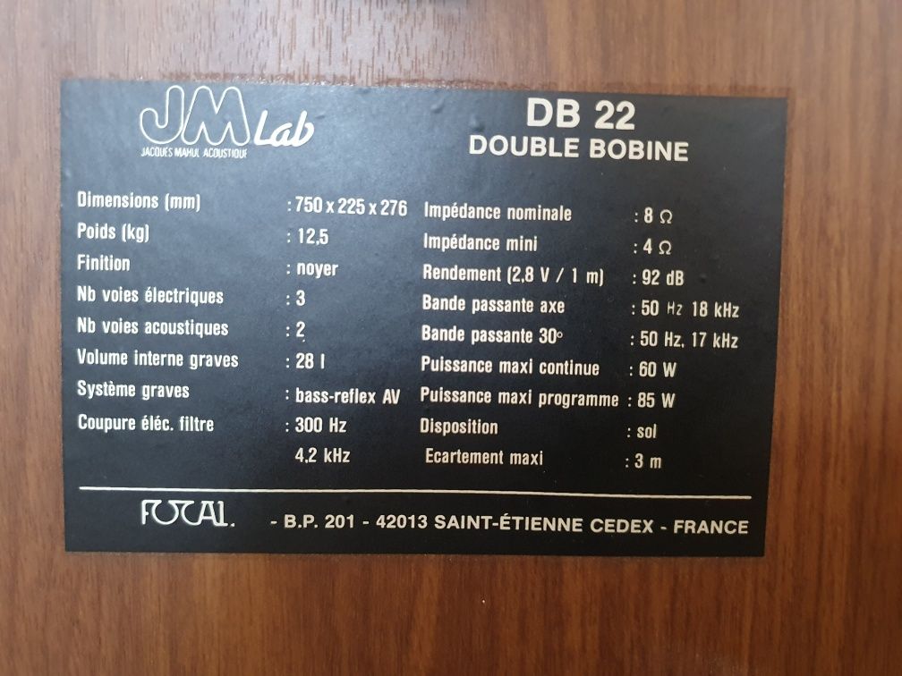 Focal JMlab DB 22