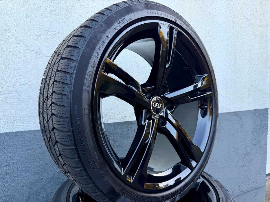 Alufelgi AUDI A5 S5 S-Line B9 8W0 Oryginalne 19 Zimowe Czarne JAK NOWE