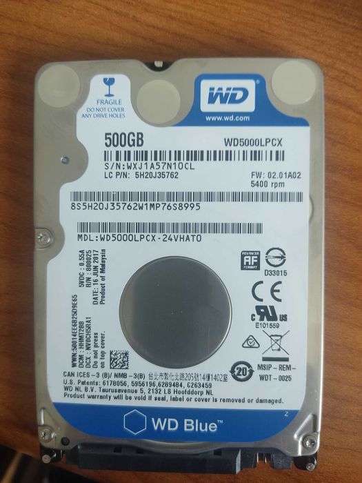 Dysk WD5000LPCX 500 GB 2,5