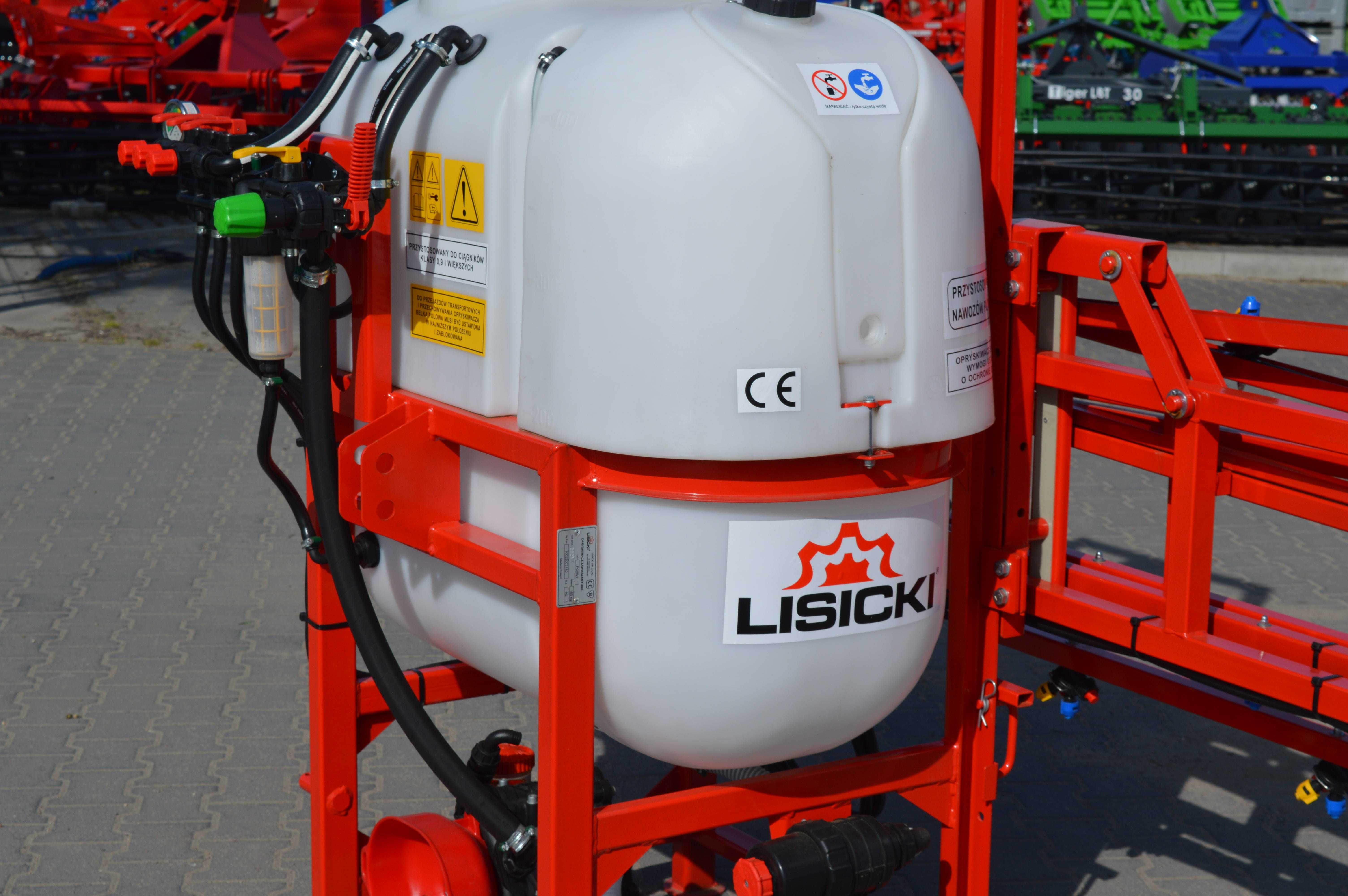 Opryskiwacz polowy LISICKI 400l lanca 12m P100