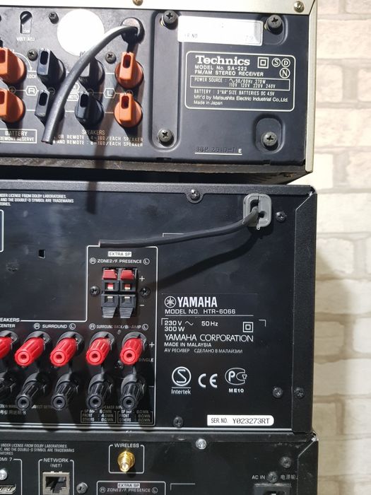 AV ресивер/підсилювач Harman Kardon/Technics/Yamaha HTR-6066