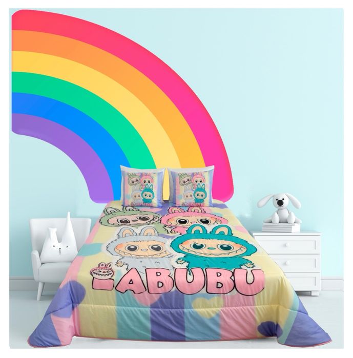 Edredon Labubu estampado digital