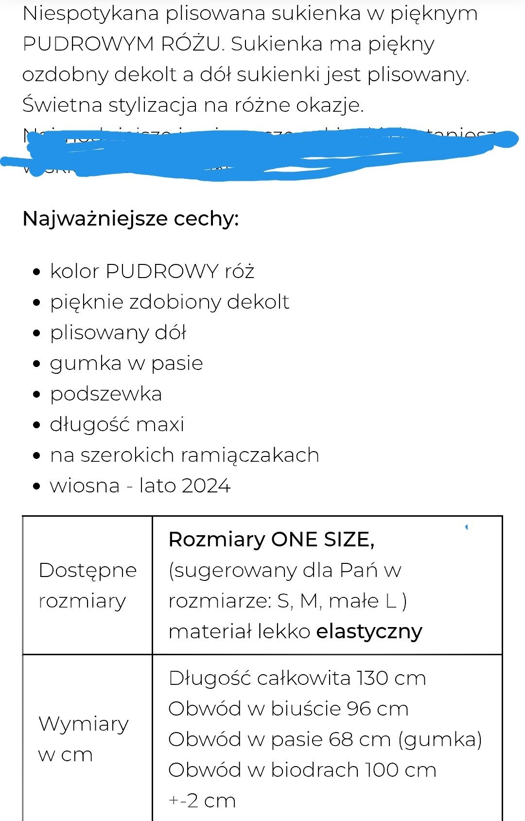 Sukienka elegancka włoska