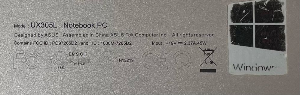 ASUS Zenbook UX305L • i5 / 8ГБ / SSD 256ГБ • ліцензійна Windows