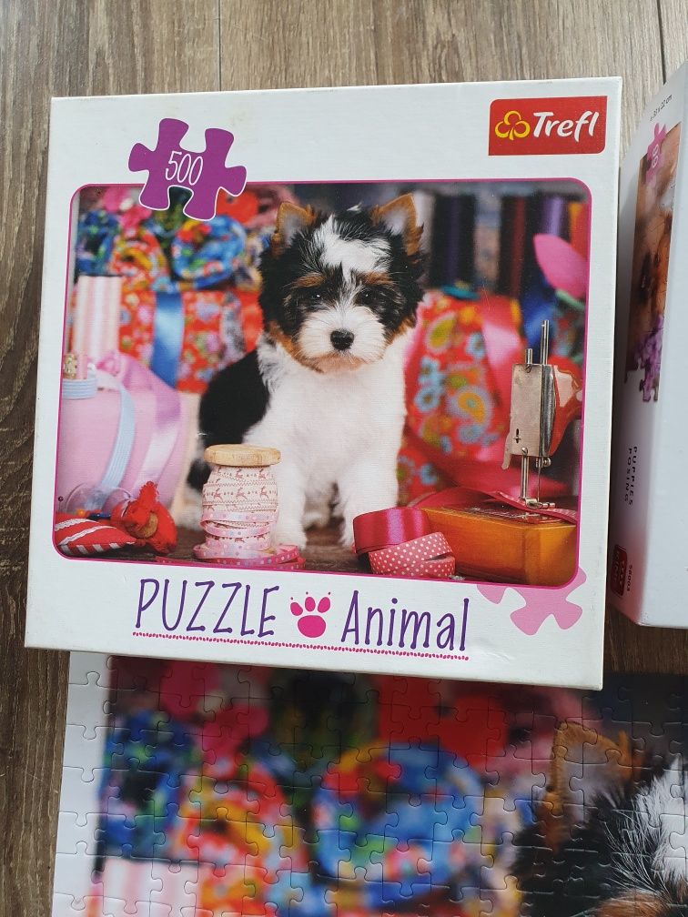 Puzzle pieski 500 i 99 szt.