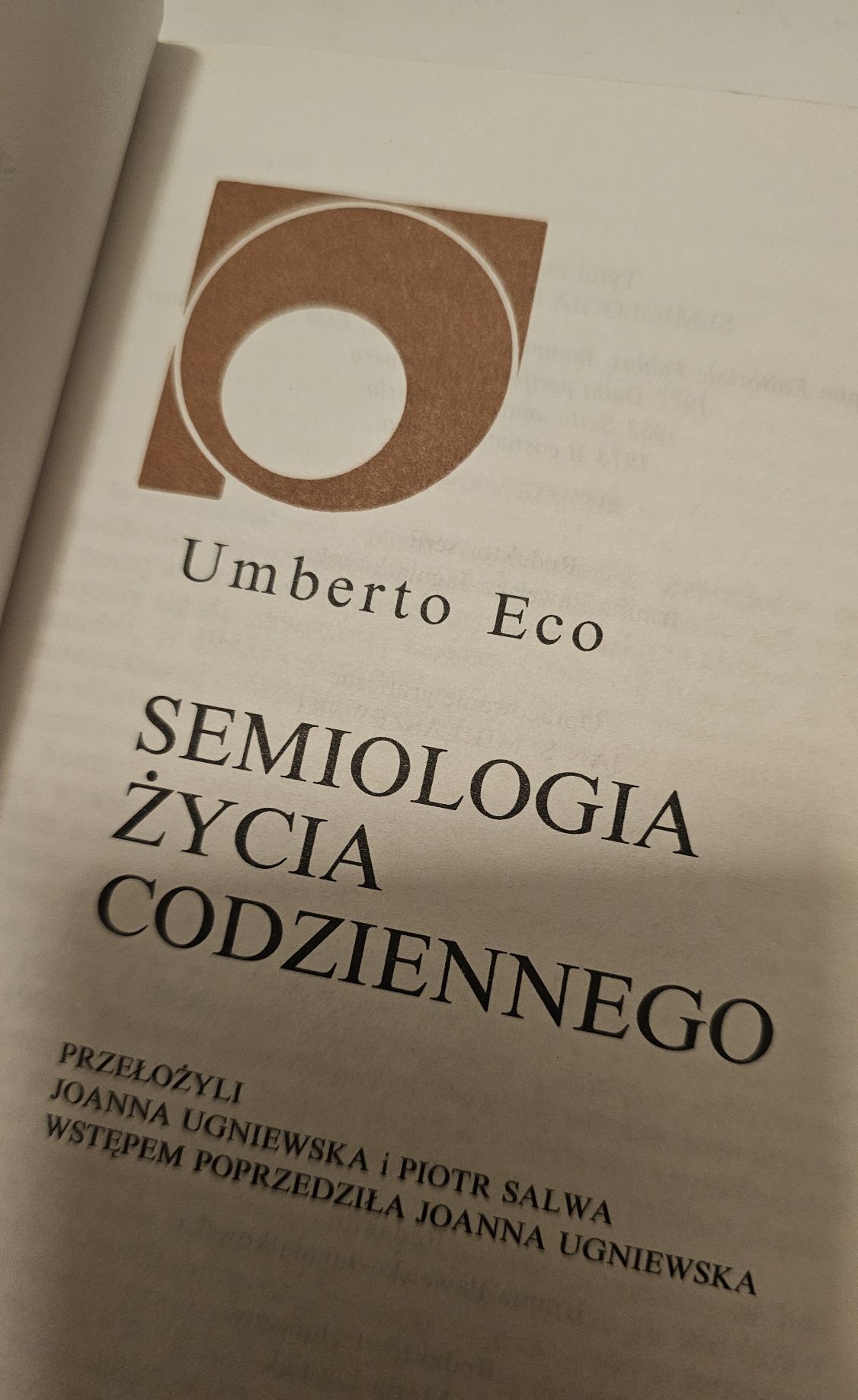 Semiologia życia codziennego Umberto Eco książka