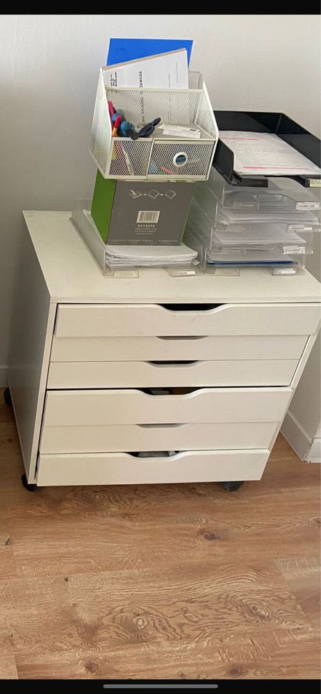 Komoda na kółkach Alex ikea