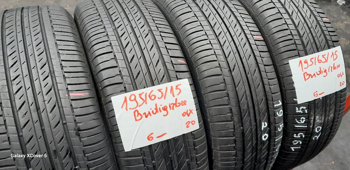 Opony Letnie 195÷65÷15÷.BRIDGESTONE.Rok 2020.Cena 500 zł kpl-4 sztuki.