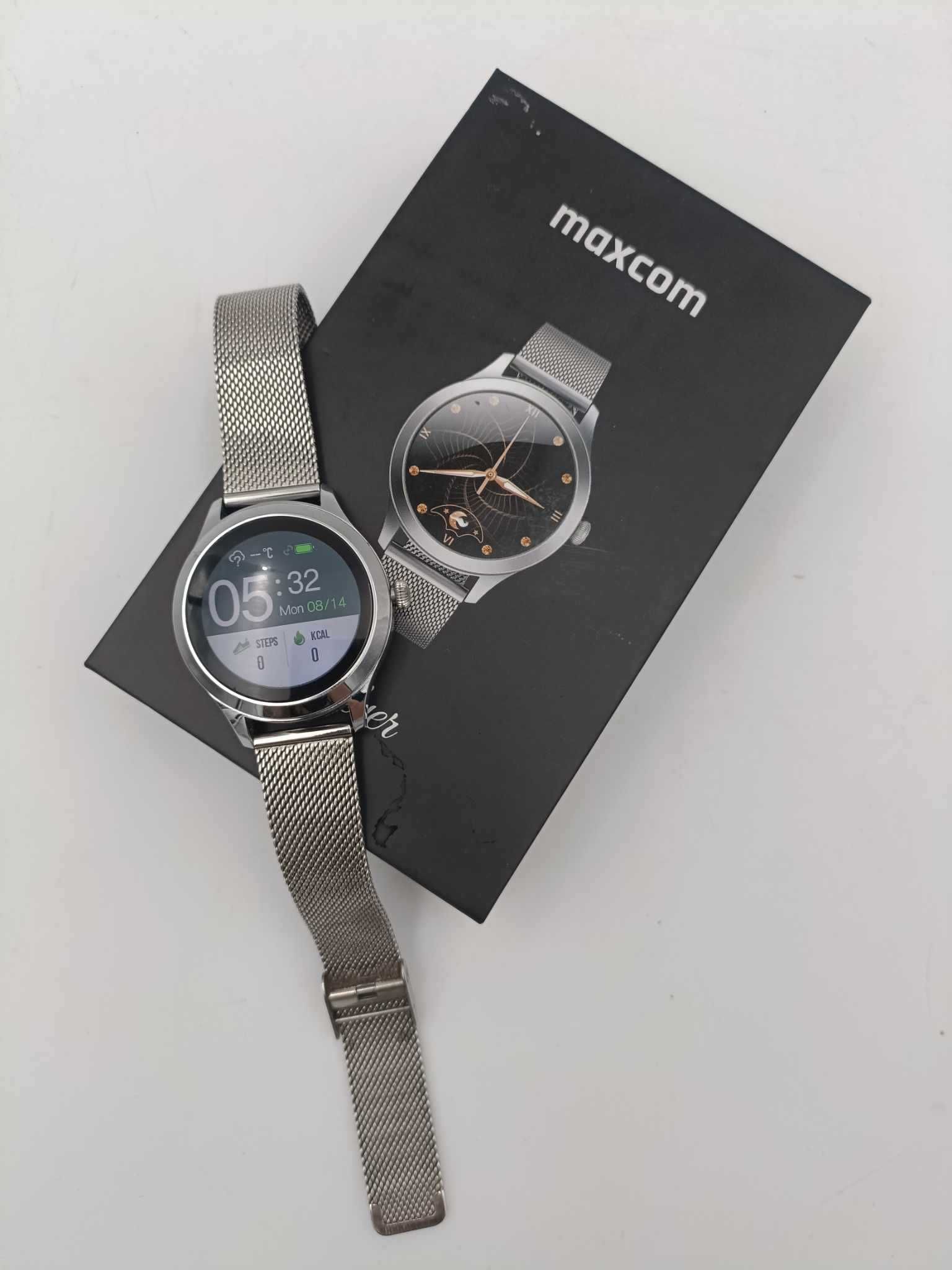 Smartwatch MaxCom fit FW42 SILVER Kroki Sen Sprot Kalorie