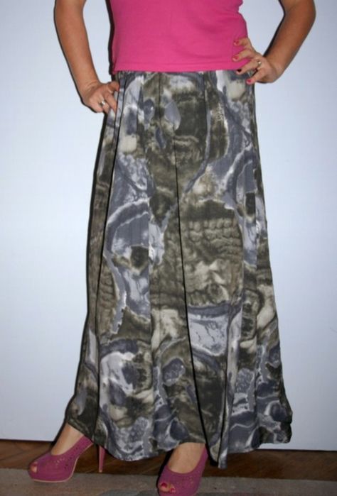 Długa, szeroka spódnica NOWA M,L,XL