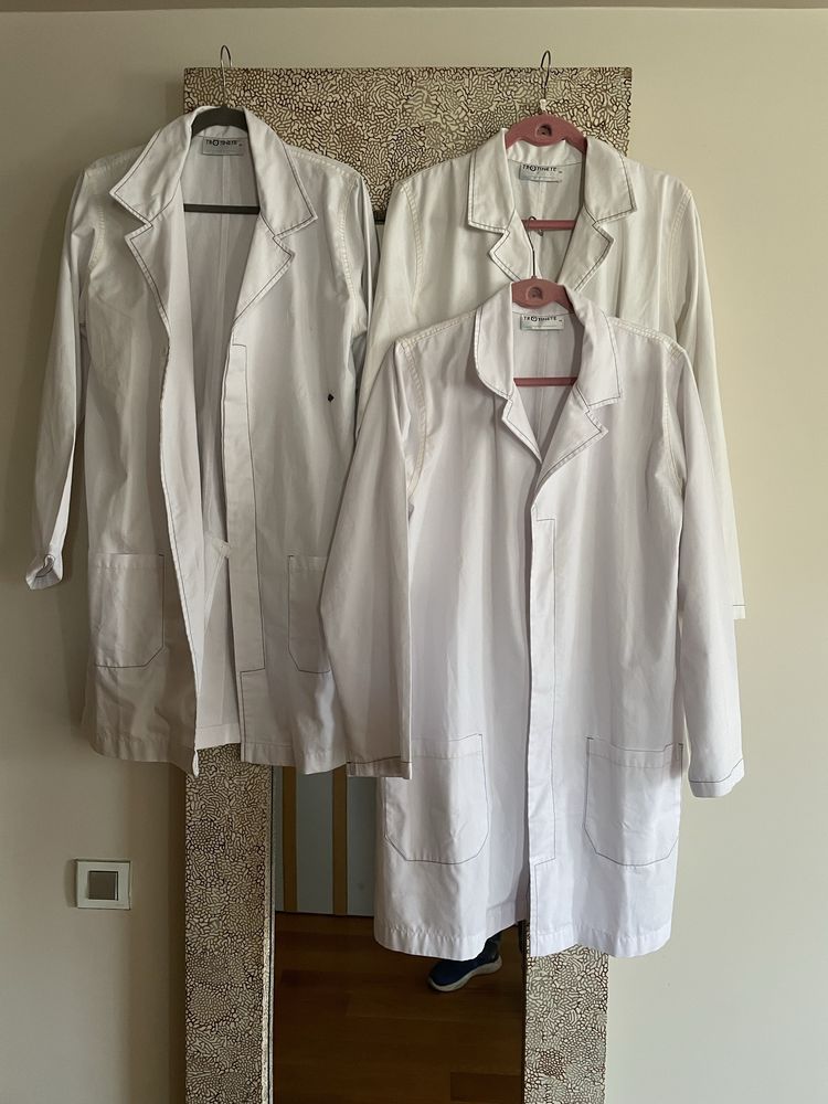 Bata unisexo de trabalho