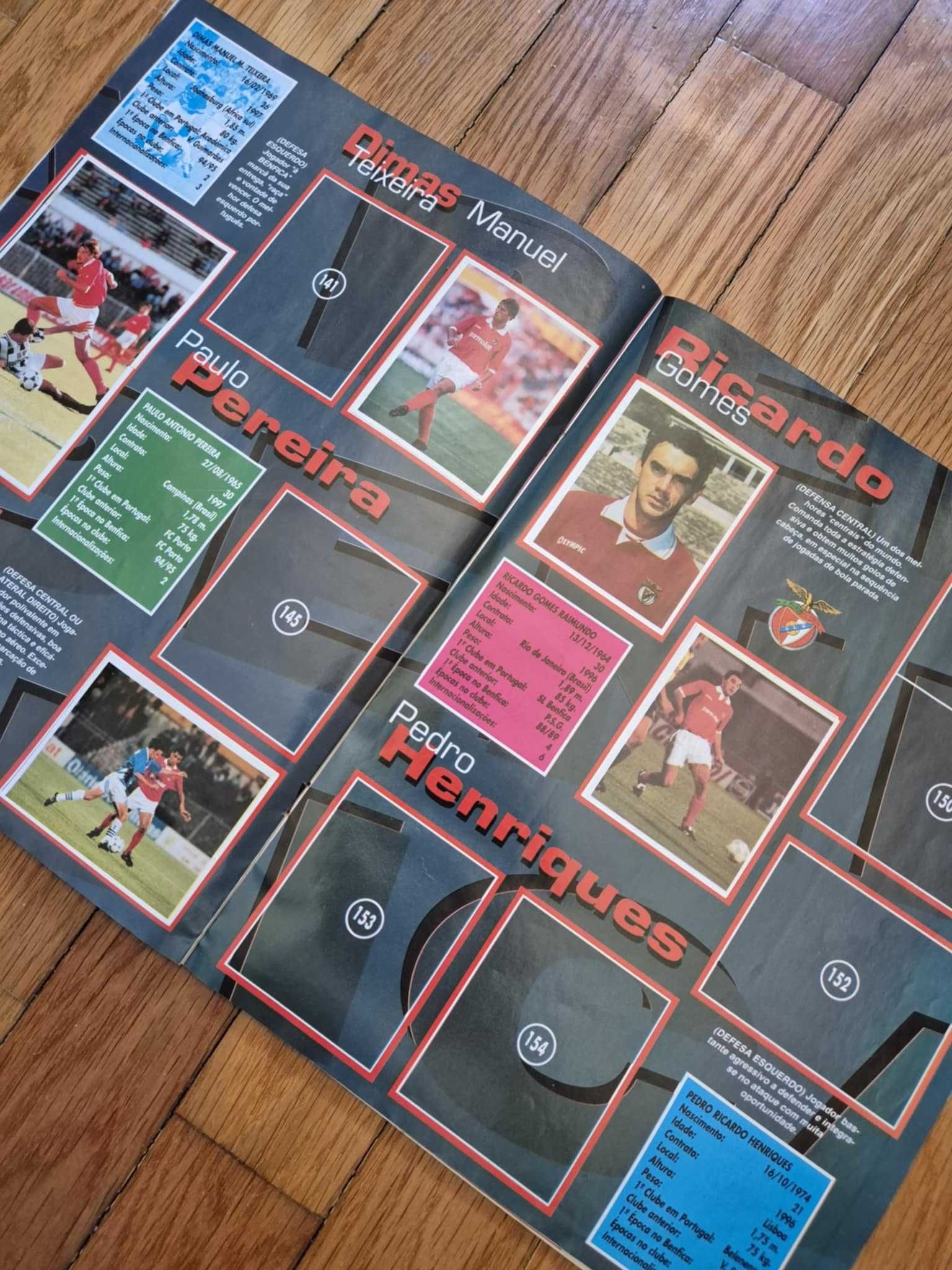 Caderneta Benfica 1996