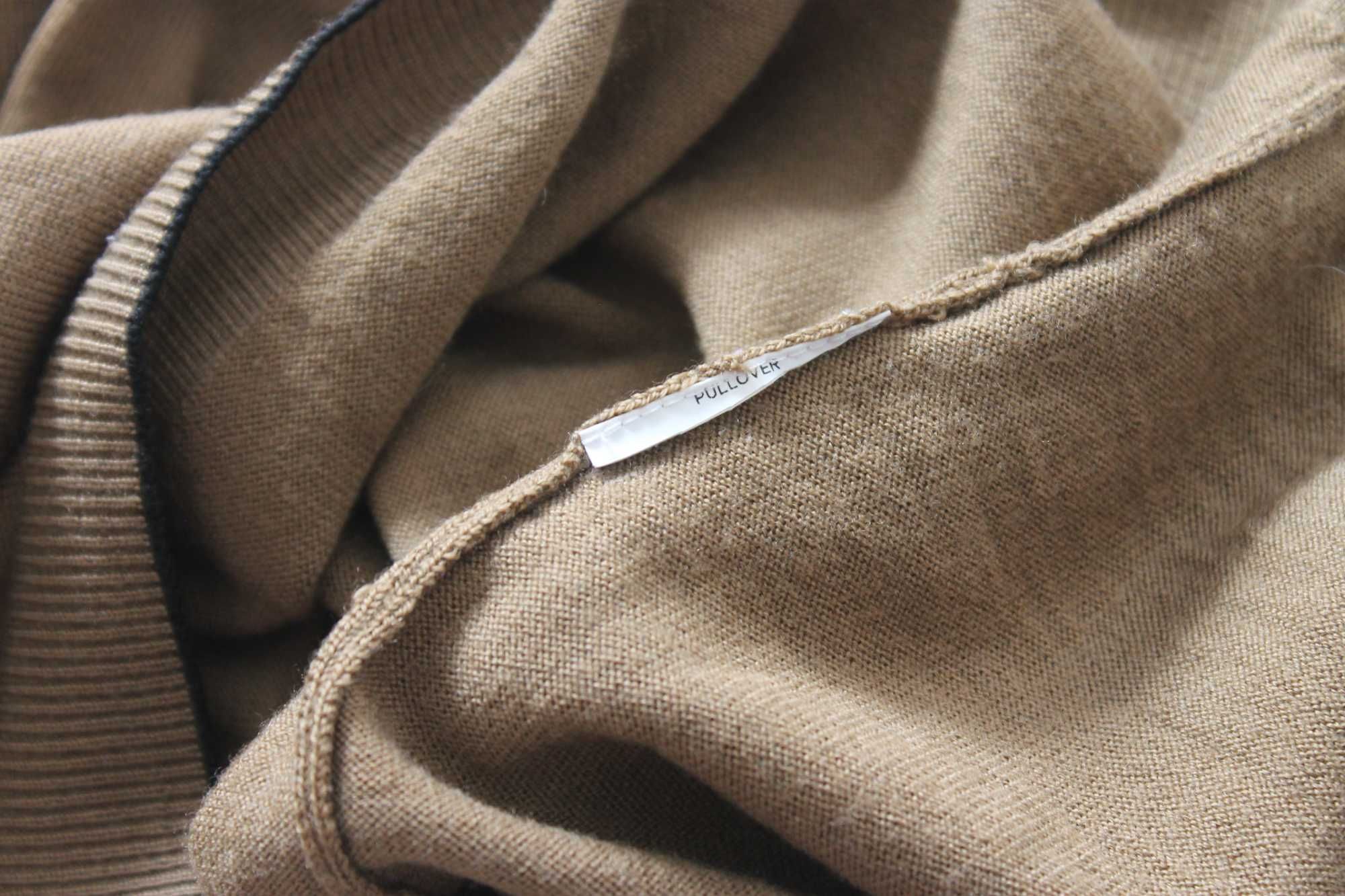 Мужской свитер Gran Sasso Оригинал Италия с высоким горлом С-М шерсть