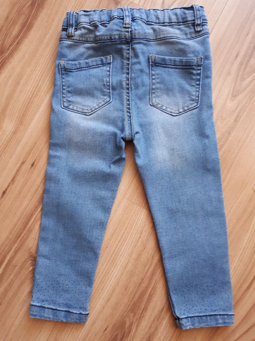 Spodnie jeansowe rozmiar 92