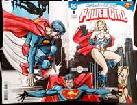 Комікс POWER GIRL 1 DC comics sketch cover комикс