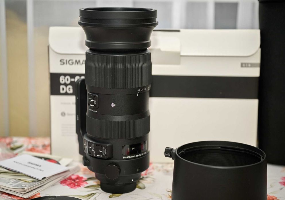 Obiektyw Sigma VR 60-600mm f/4.5-6.3E / Nikon