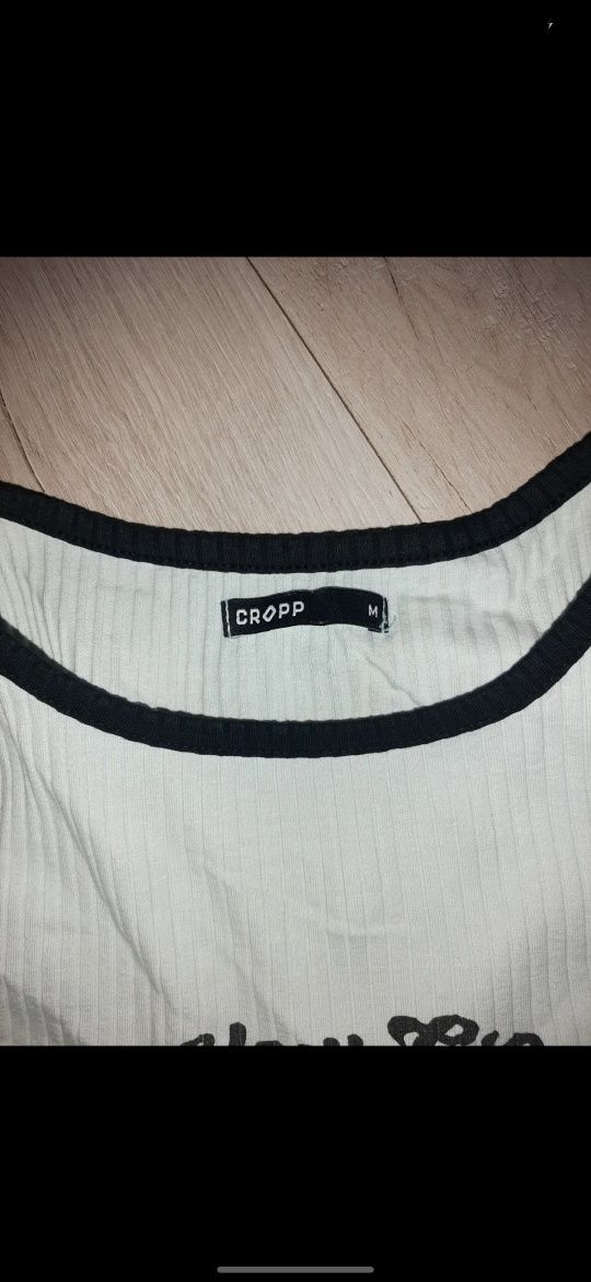 Crop top turkusowy