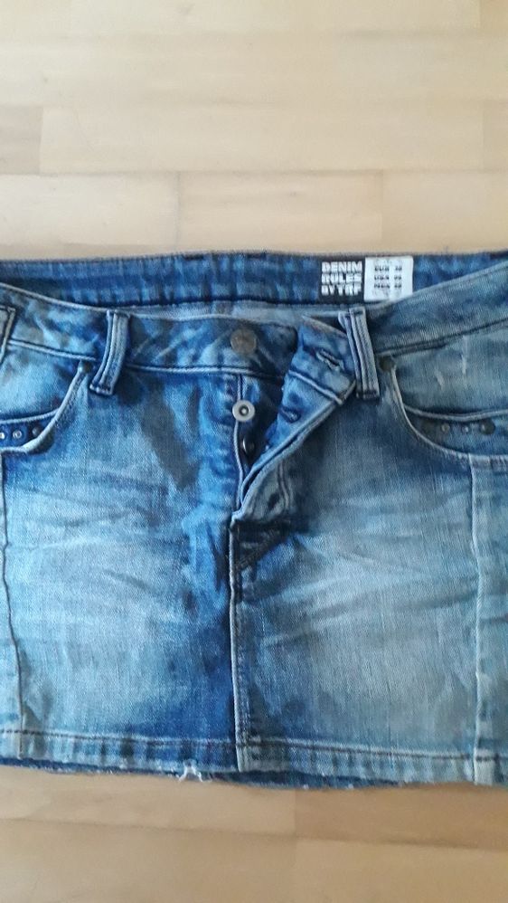 Zara Spódniczka jeansowa mini roz.38