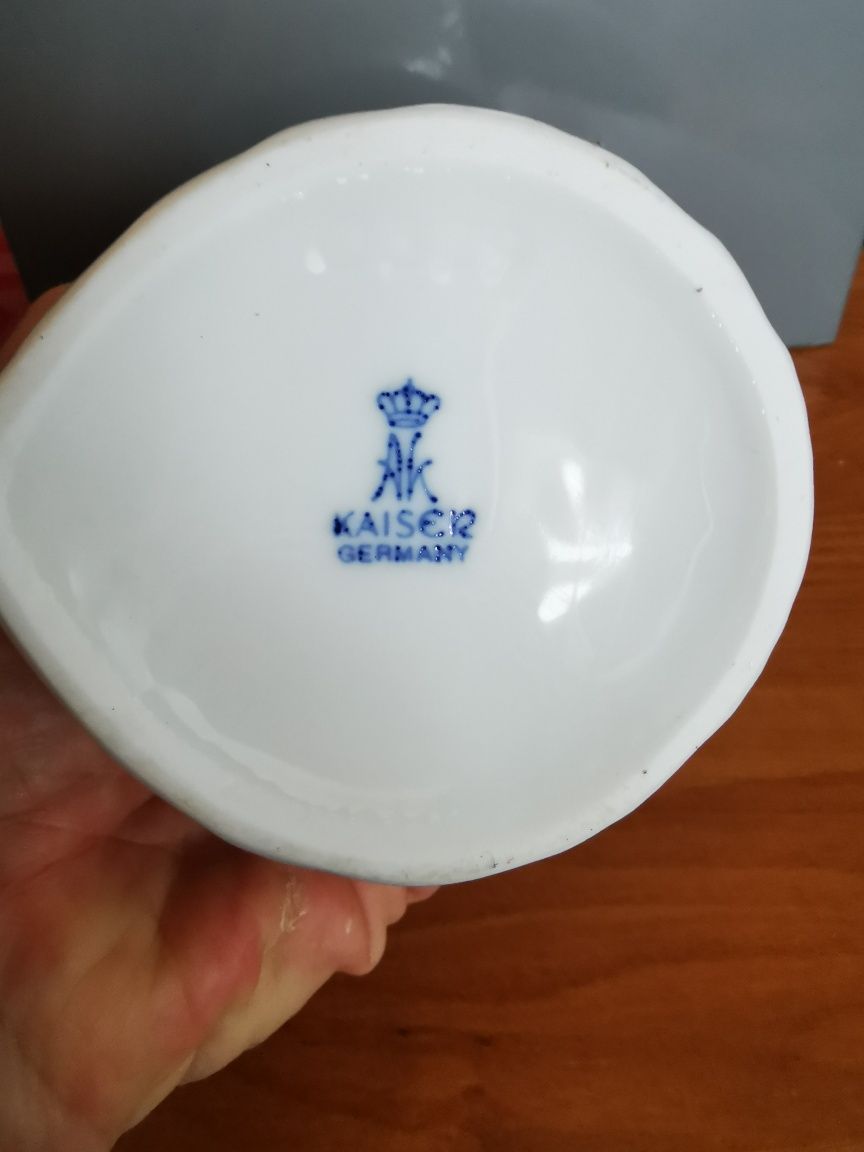 Flakon, wazon Kaiser biskwitowa porcelana