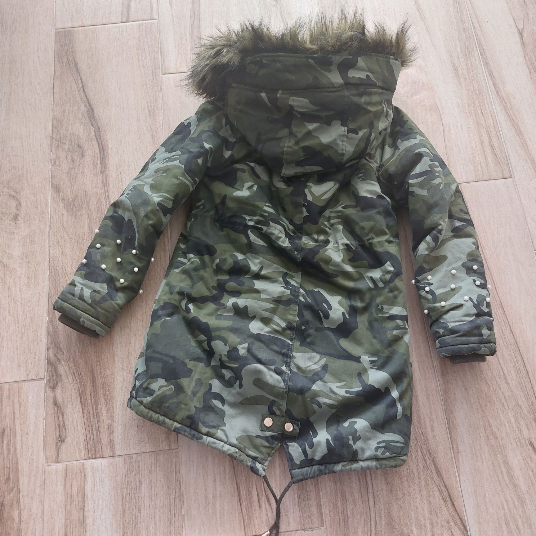 Kurtka zimowa parka rozmiar 158